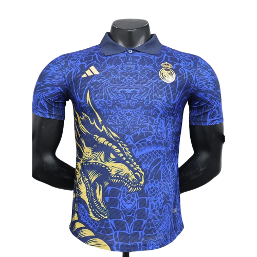 24-25 Real Madrid  Blue Special Edition Player Version Soccer Jersey