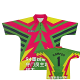 1994主 Mexico Red Campos #1 GoalKeeper Retro Soccer Jersey