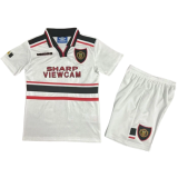 1998-1999 Man Utd Away Kids Retro Soccer Jersey