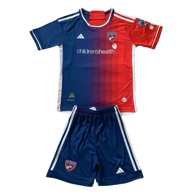 24-25 Dallas FC Home Kids Soccer Jersey