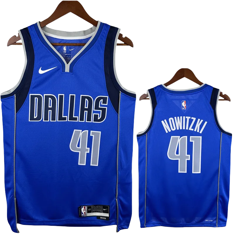 22-23 Dallas Mavericks NOWITZKI #41 Blue Home Top Quality Hot Pressing NBA Jersey
