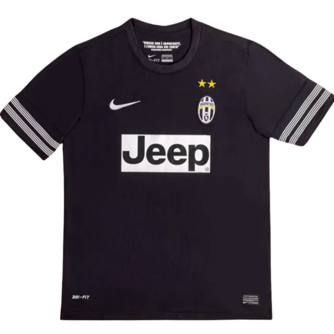 2012-2013 JUV Away Black Retro Soccer Jersey
