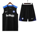 24-25 INT Black Tank top and shorts suit