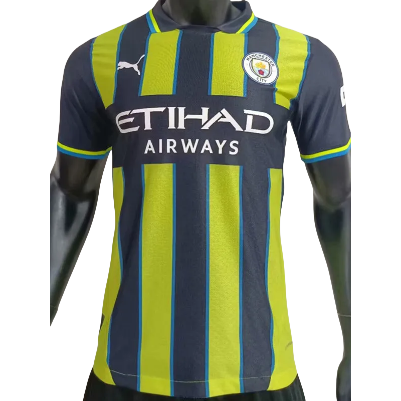 24-25 Man City Away Player Version Soccer Jersey