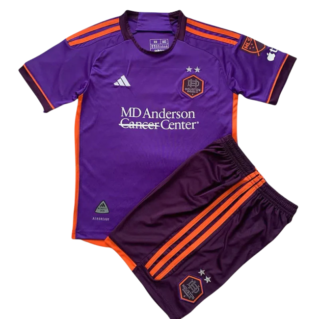 24-25 Houston Dynamo Away Kids Soccer Jersey