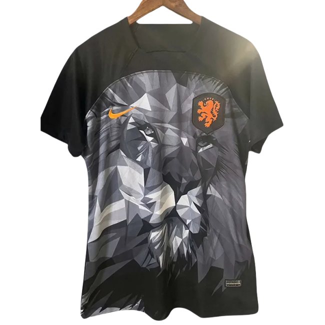 2024 Netherlands Black Special Edition Fans Soccer Jersey