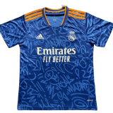 21-22 Real Madrid  Away Fans Soccer Jersey