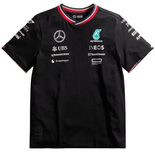 2024 F1 Formula One Mercedes Black Racing Suit