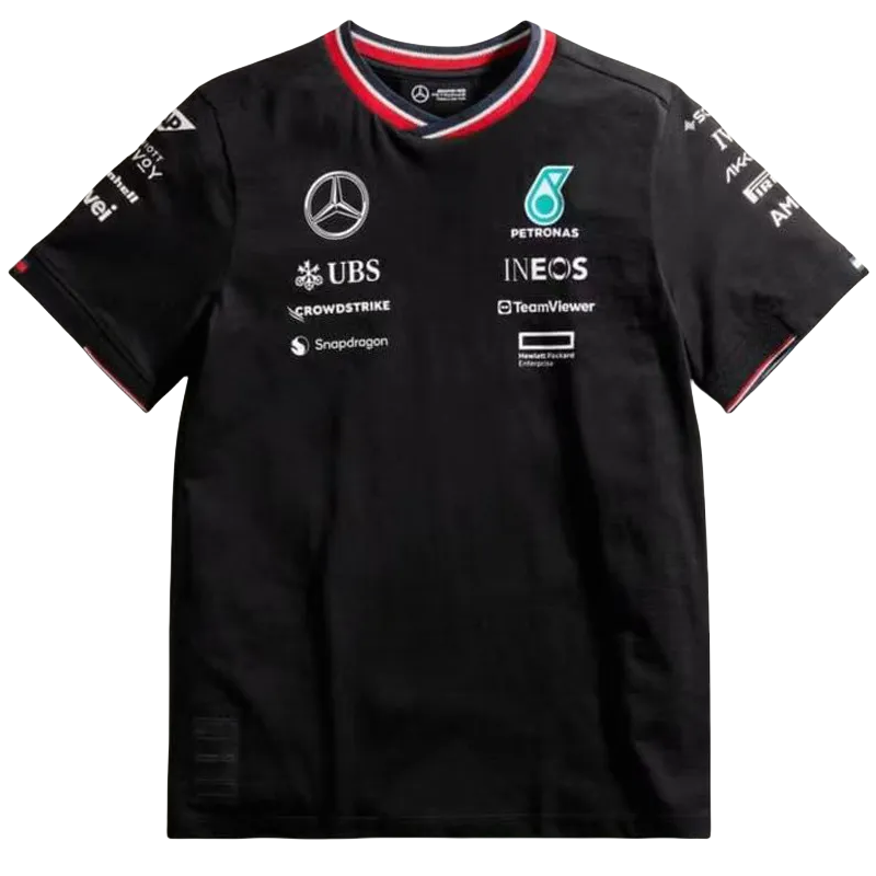 2024 F1 Formula One Mercedes Black Racing Suit