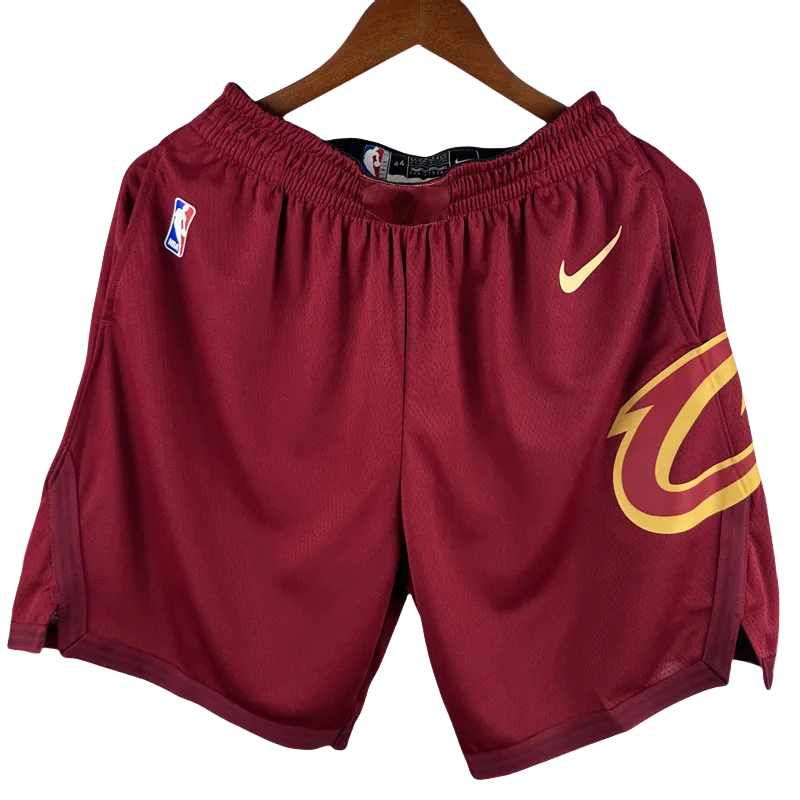 22-23 Cleveland Cavaliers Red Away Top Quality NBA Pants
