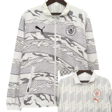 2024 Man City White Double Sided Windbreaker