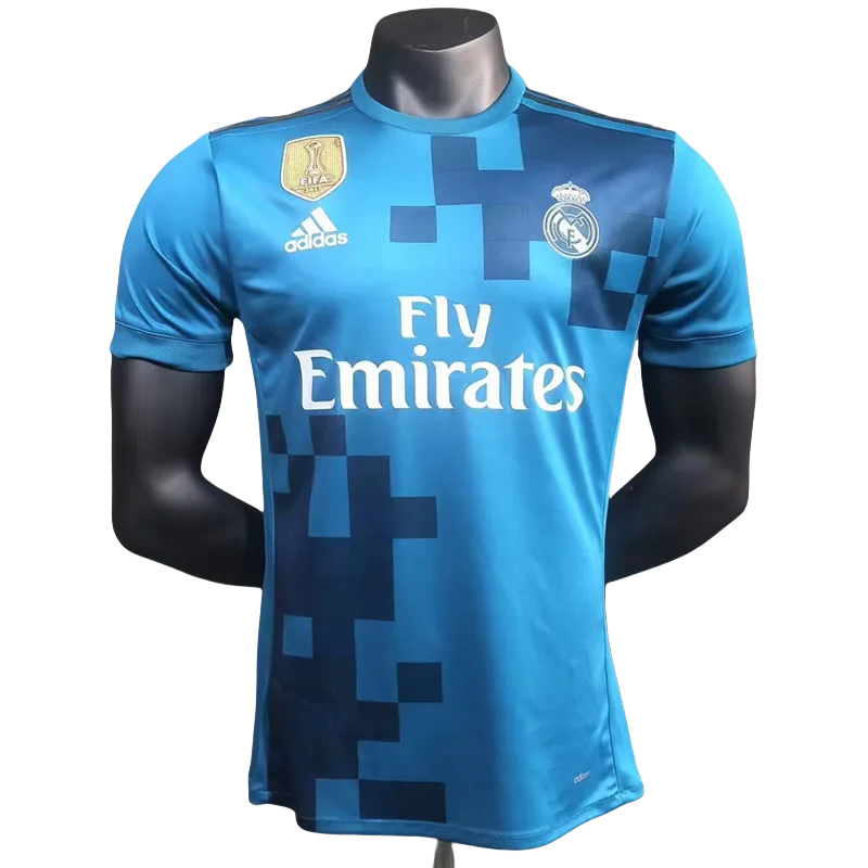 2017-2018 Real Madrid  Third Player Version Retro Soccer Jersey