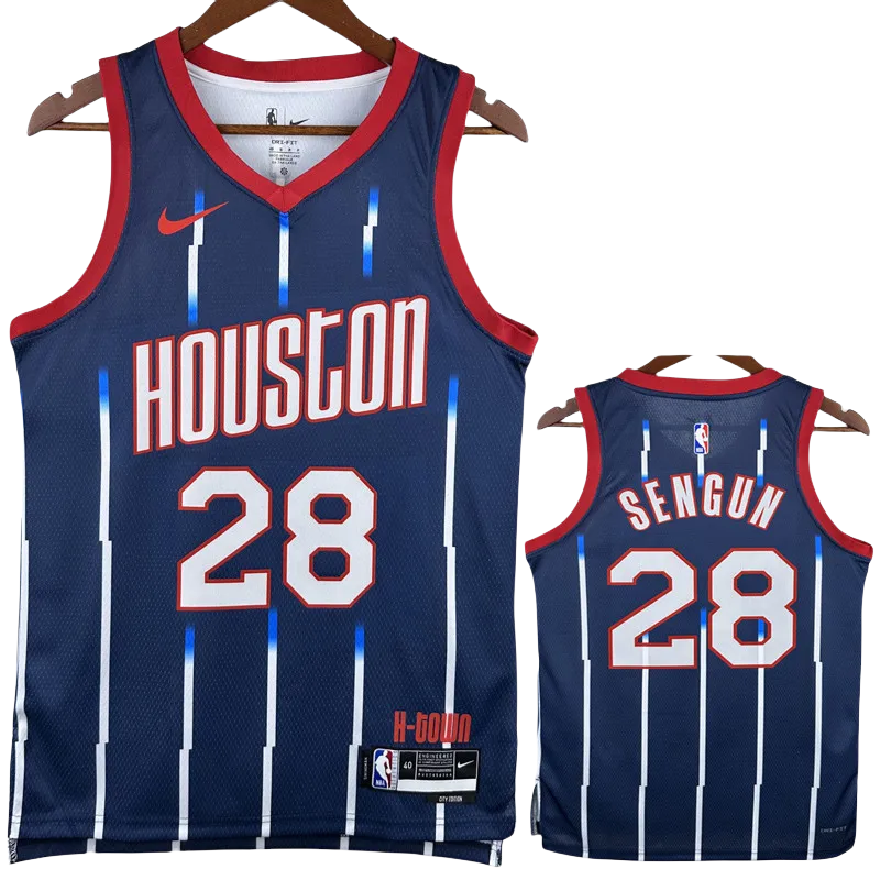 22-23 ROCKETS SENGUN #28 Royal blue City Edition Top Quality Hot Pressing NBA Jersey