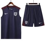 24-25 England Purple Tank top and shorts suit