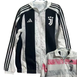 24-25 JUV Black & White Double Sided Windbreaker