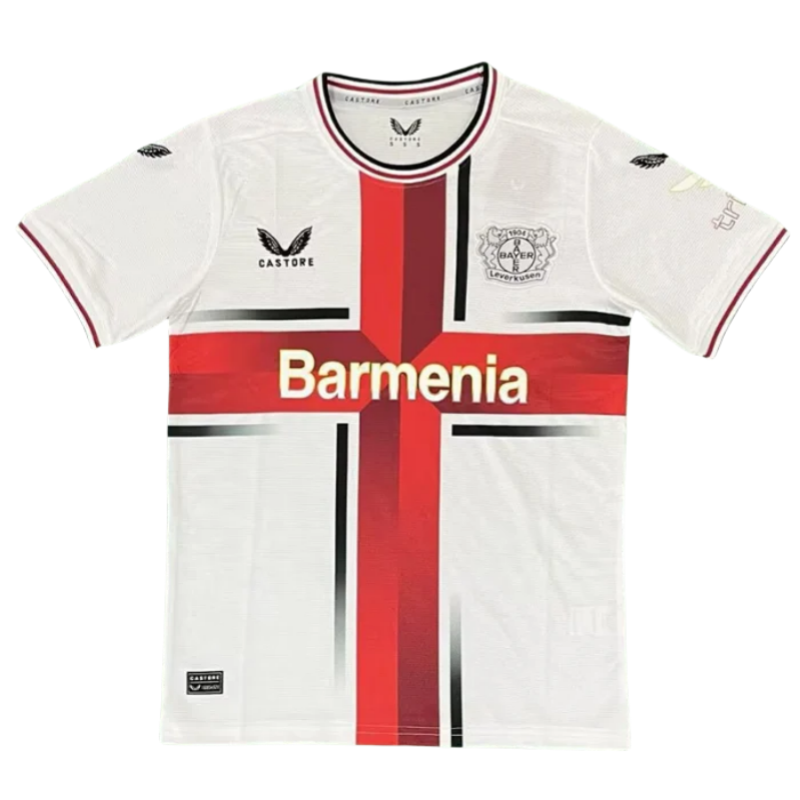 24-25 LeverKusen White Special Edition Fans Soccer Jersey