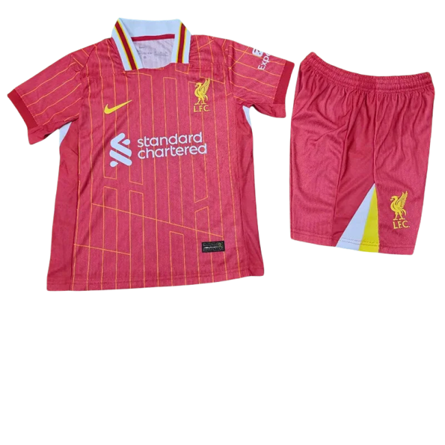 24-25 LIV Home Kids Player Version Soccer Jersey