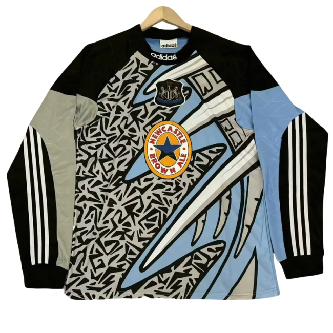 1995-1996 Newcastle Blue GoalKeeper Long Sleeve Retro Soccer Jersey