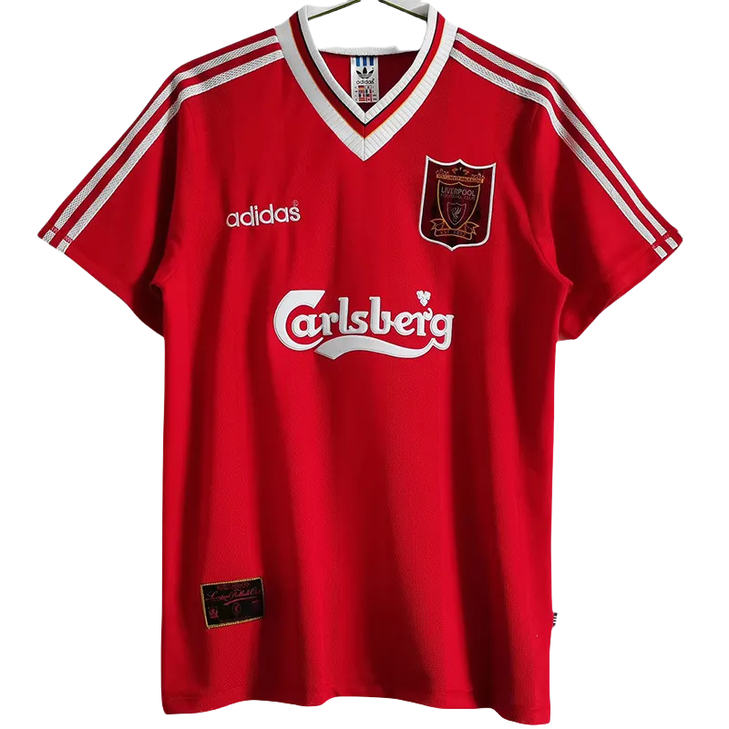1995-1996 LIV Home Retro Soccer Jersey