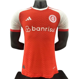 24-25 Internacional Home Player Version Soccer Jersey
