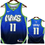 Dallas Mavericks IRVING #11 Blue Top Quality Hot Pressing NBA Jersey