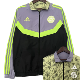 2024 Bayern Purple & Green Double Sided Windbreaker