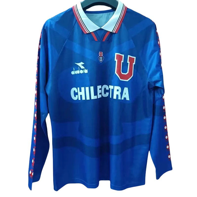 1996 Universidad De Chile Home Long Sleeve Retro Soccer Jersey