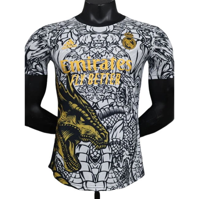 24-25 Real Madrid Black Special Edition Player Version Soccer Jersey