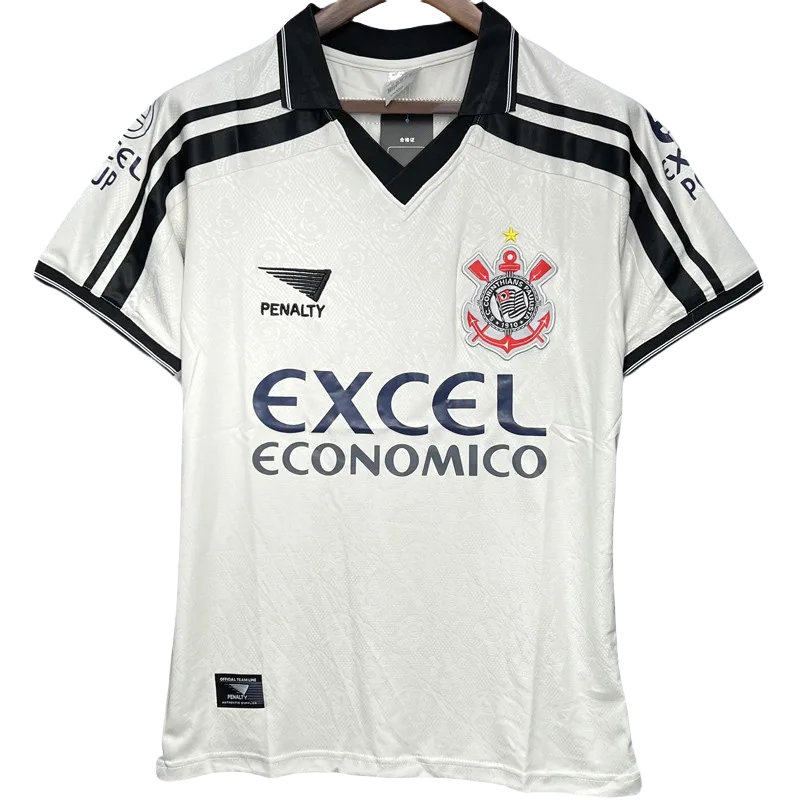 1998 Corinthians Home Retro Soccer Jersey