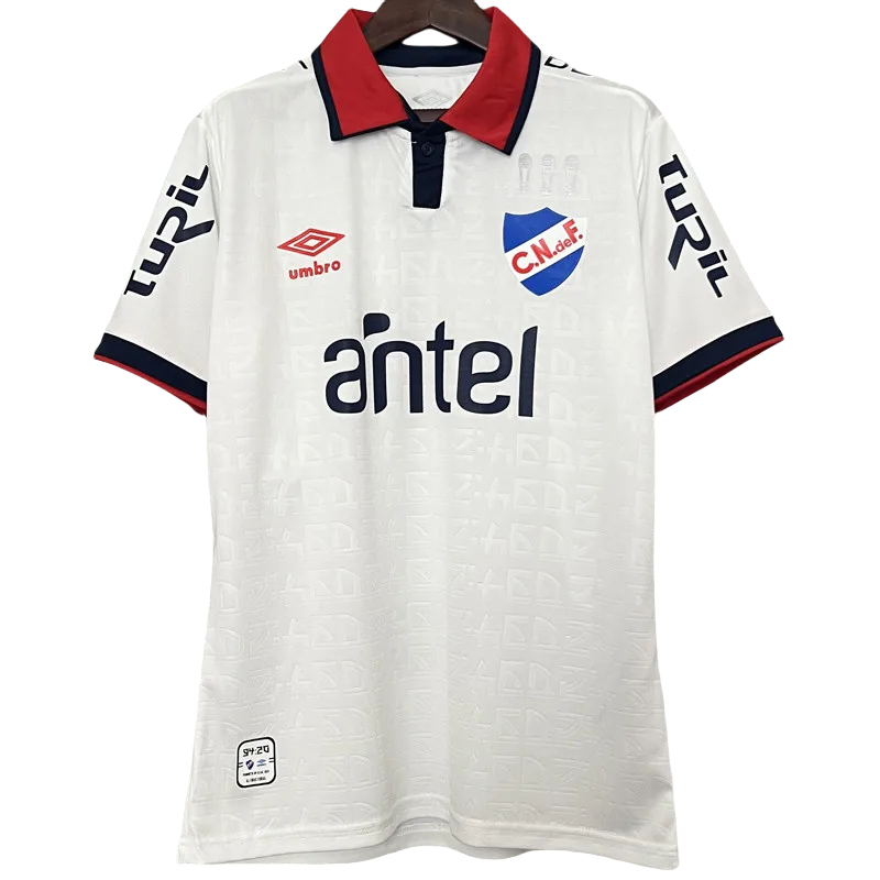24-25 Club Nacional White Fans Soccer Jersey