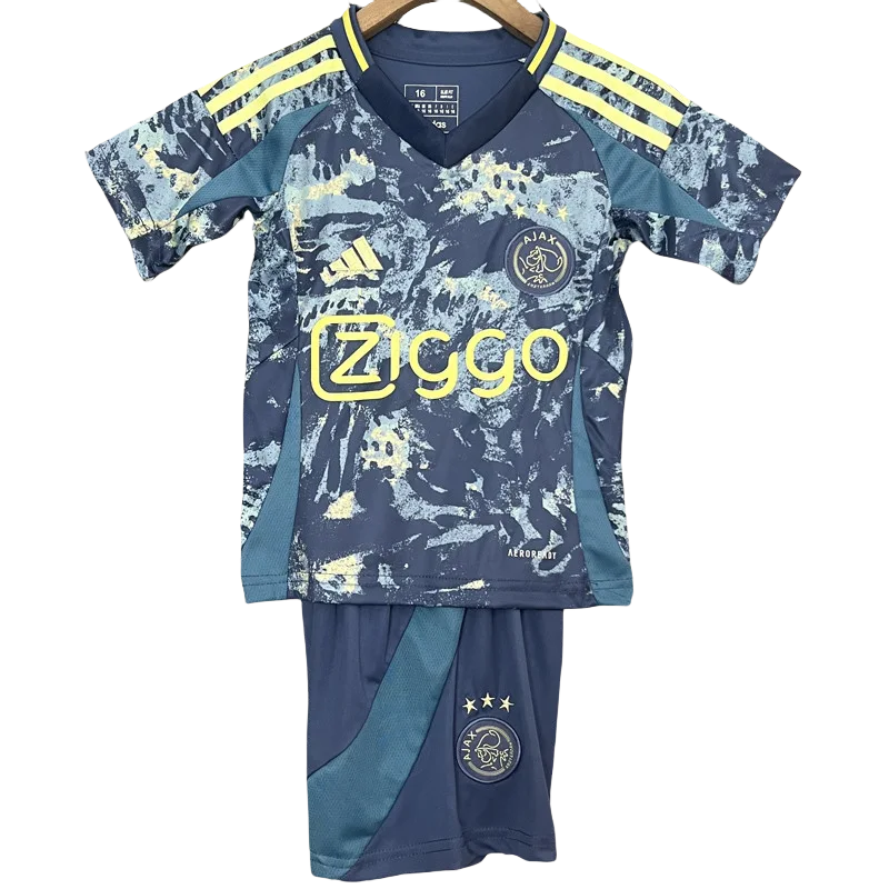 24-25 Ajax Away Kids Soccer Jersey