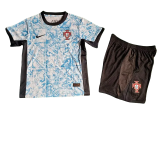 24-25 Portugal Away Kids Player Version Soccer Jersey