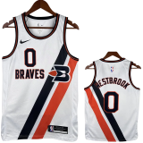 2019-20 Clippers WESTBROOK #0 White City Edition Top Quality Hot Pressing NBA Jersey