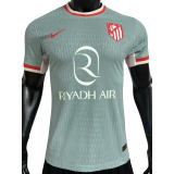 24-25  Atletico Madrid Away Player Version Soccer Jersey