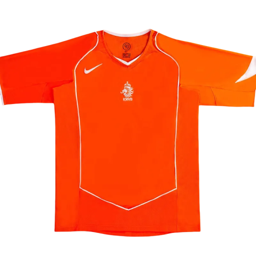 2004 Netherlands Home Retro Soccer Jersey