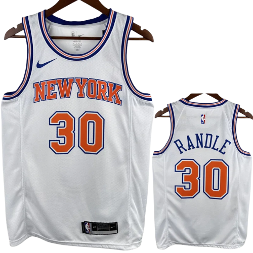 2018-19 KNICKS RANDLE #30 White Top Quality Hot Pressing NBA Jersey