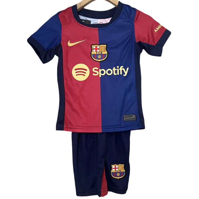 24-25 Barcelona   Home  Kids tracksuit suit