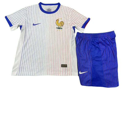 24-25 France Away Kids Player Version Soccer Jersey