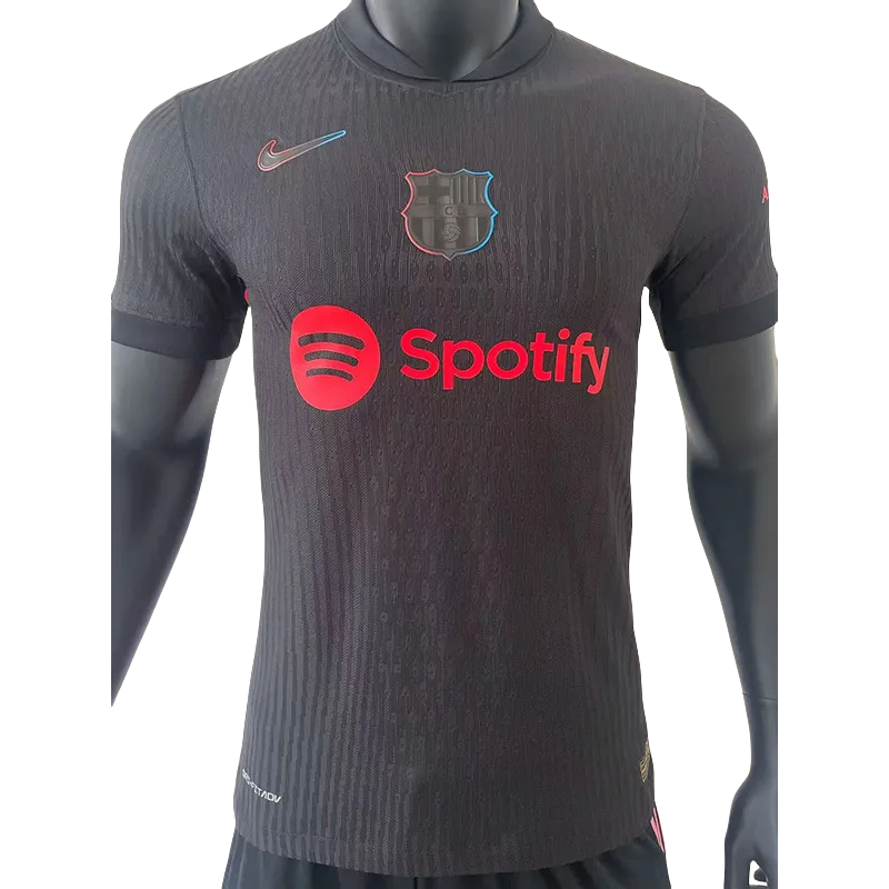 24-25 Mens  Barcelona Away Player Version Soccer Jersey