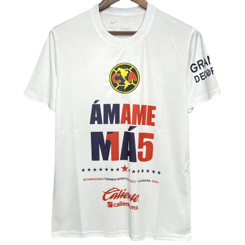 23-24 Club America White Champion Special Edition Training Shirts