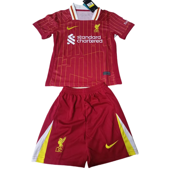 24-25 LIV Home Kids Soccer Jersey