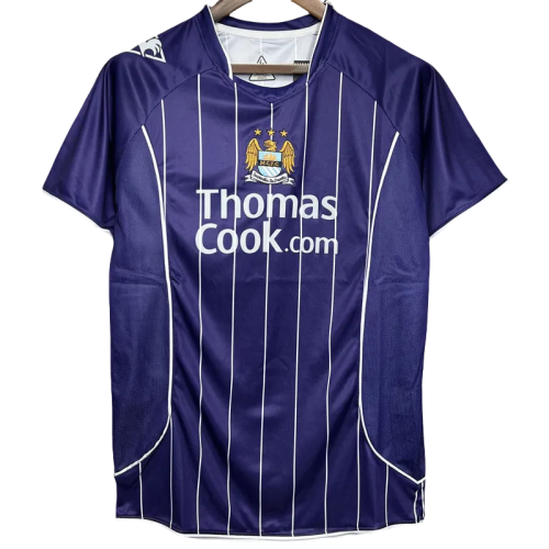 2007-2008 Man City Away Retro Soccer Jersey