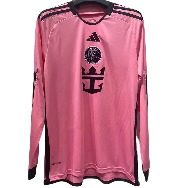 24-25 Inter Miami Home Long Sleeve Soccer Jersey