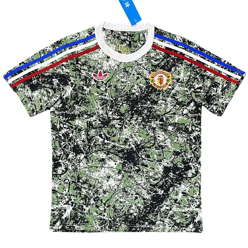 2024 Man Utd Green Joint Edition Training shirts