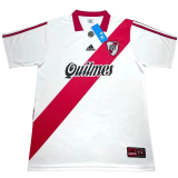 1998-1999 River Plate Home Retro Soccer Jersey