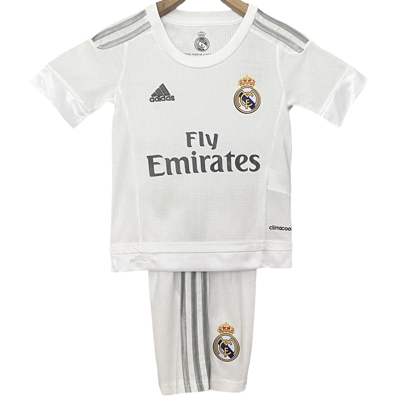 2015-2016 Real Madrid Home Kids Retro Soccer Jersey