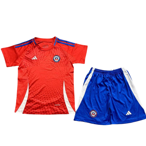 24-25 Chile Home Kids Soccer Jersey