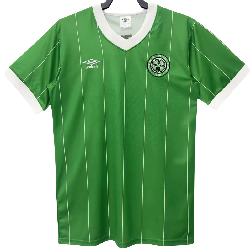 1984-1986 Celtic Away Green Retro Soccer Jersey