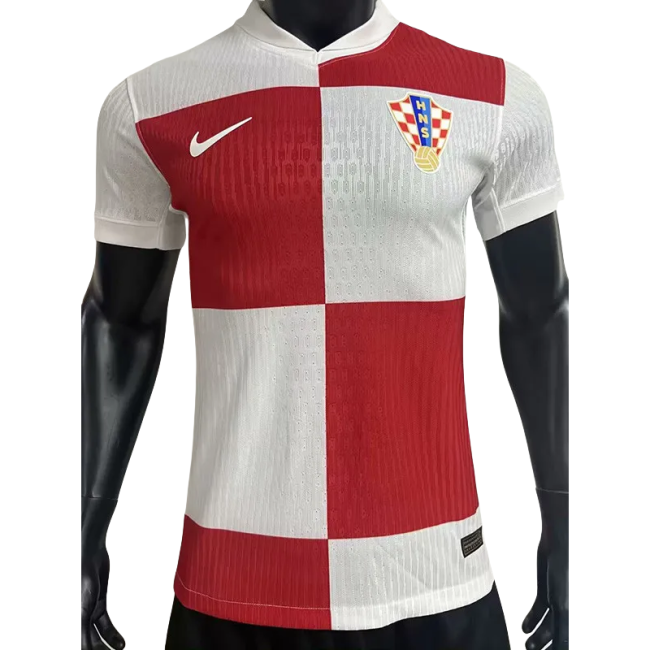 24-25 Croatia Home Player Version Soccer Jersey
