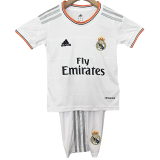 2013-2014  Real Madrid  Home Kids Retro Soccer Jersey